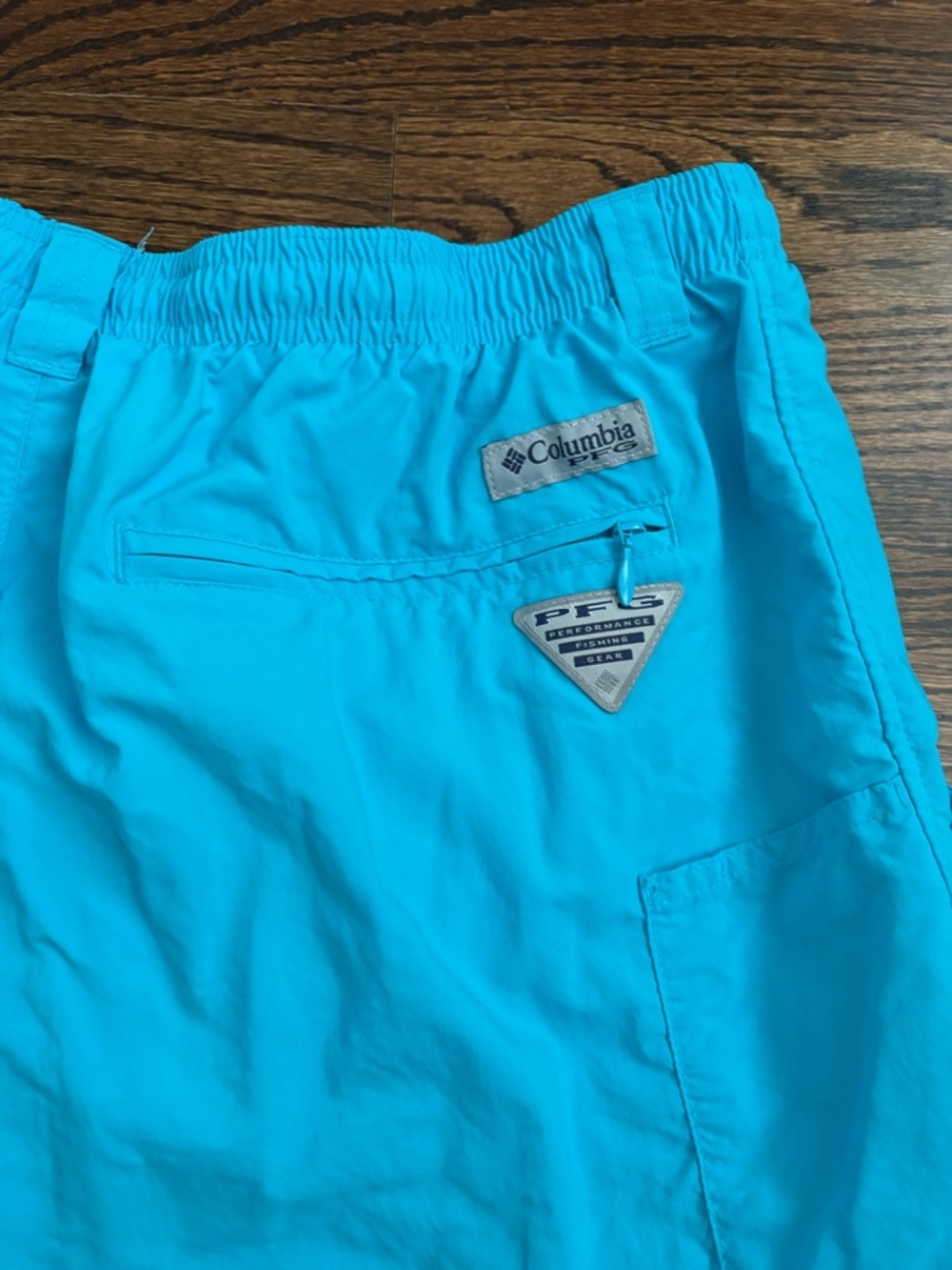 Columbia blue Swim Shorts with White Mesh Lining - Picture 5 of 6